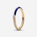 Anillo Dual y Azul Pave Pandora Me - 162528C01