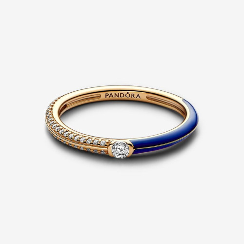 Anillo Dual y Azul Pave Pandora Me - 162528C01