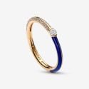 Anillo Dual y Azul Pave Pandora Me - 162528C01