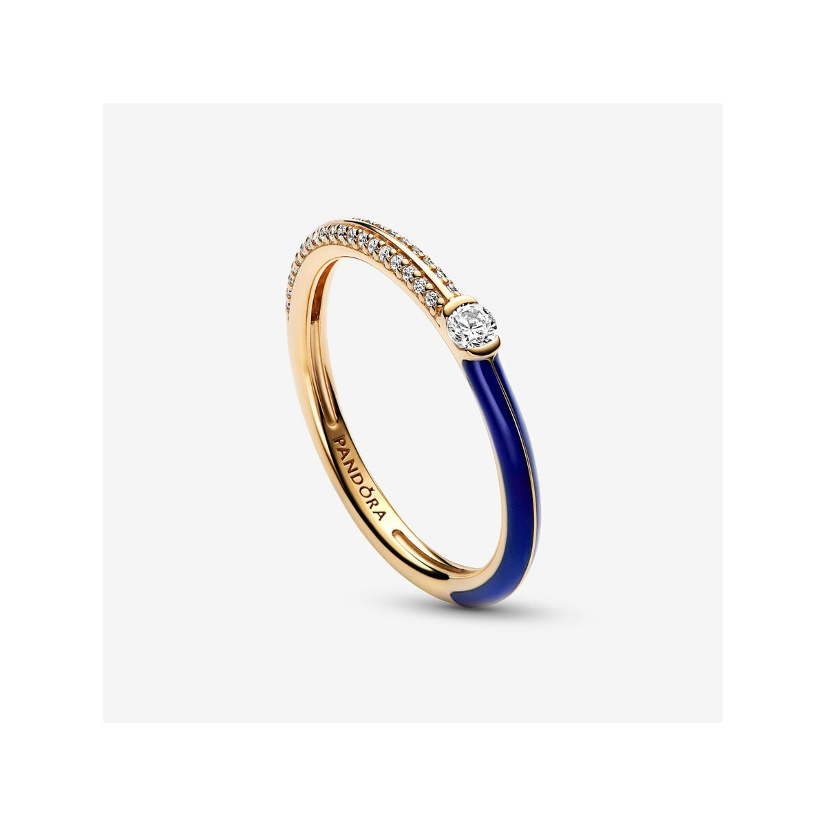 Anillo Dual y Azul Pave Pandora Me - 162528C01