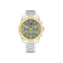 Reloj bicolor esfera verde TOMMY HILFIGER