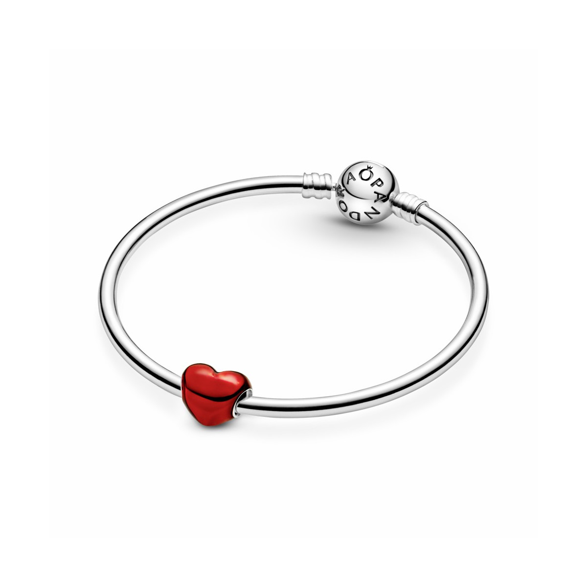 Pandora Charm Corazón Rojo Metálico