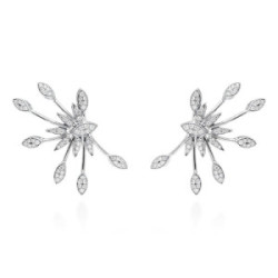 Pendientes Cara en plata MARINA GARCIA