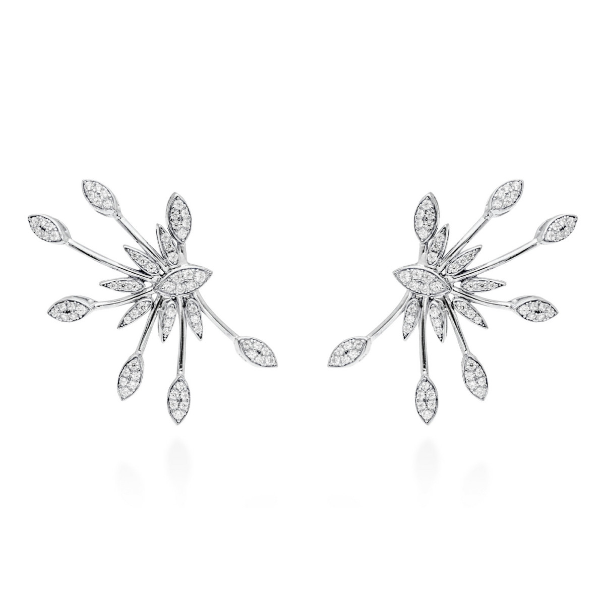 Pendientes Cara en plata MARINA GARCIA