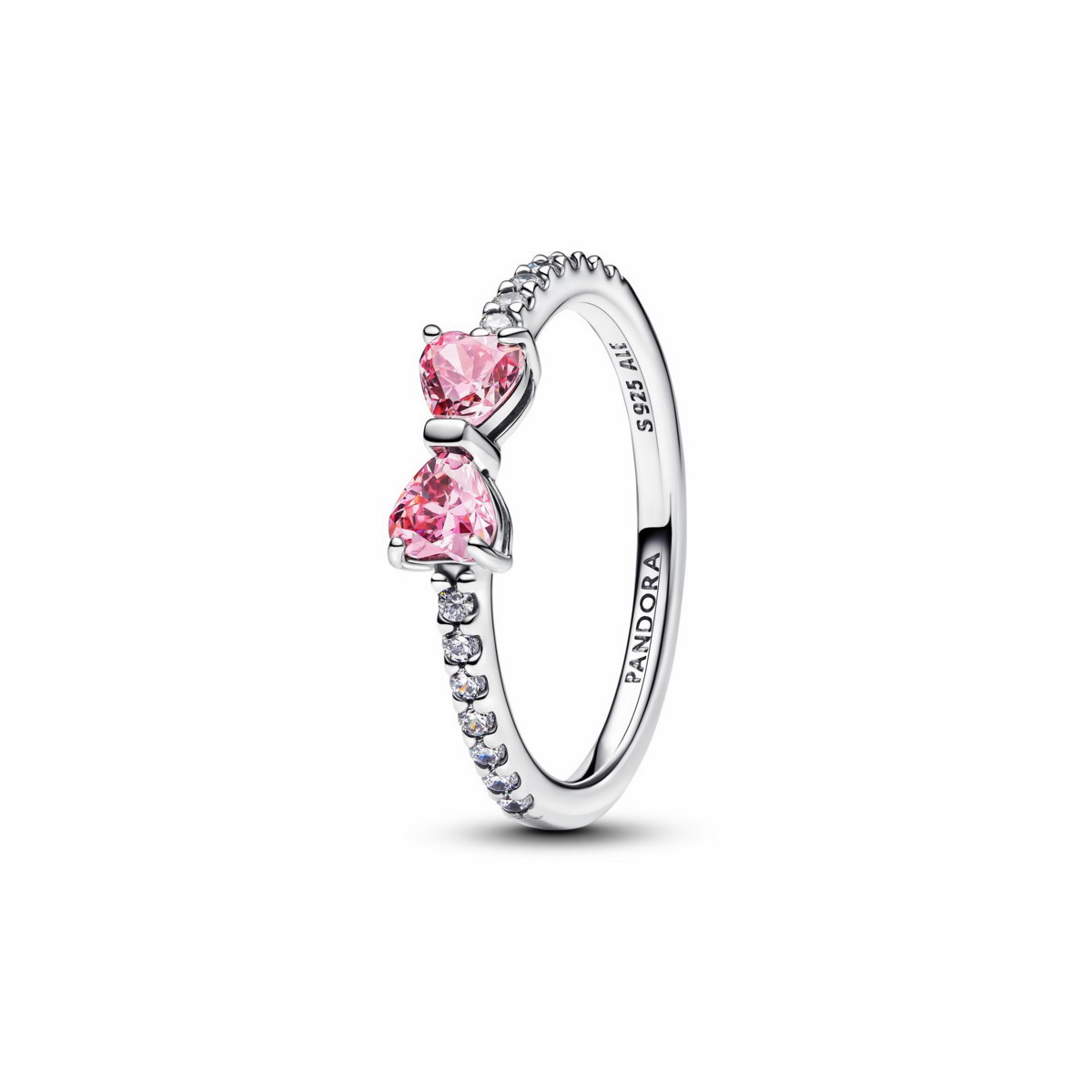 Anillo Lazo Rosa Brillante Pandora - 193510C01