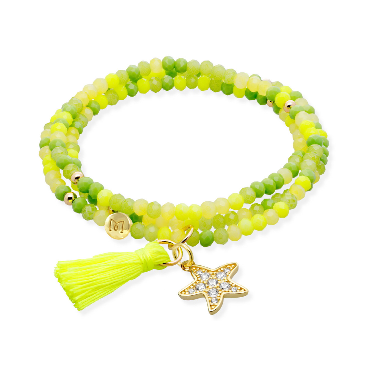 Pulsera Zen Verde Lima Estrella de Mar