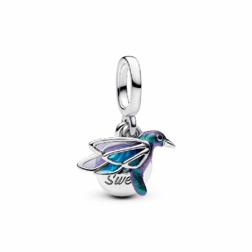 Charm Colgante Doble Colibrí PANDORA