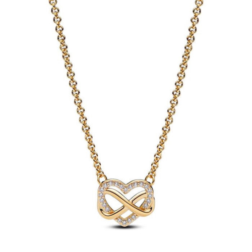 Collar Corazón Infinito Brillante PANDORA