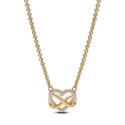 Collar Corazón Infinito Brillante PANDORA