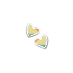 Pendientes corazón Aqua verdes AGATHA RUIZ DE LA PRADA