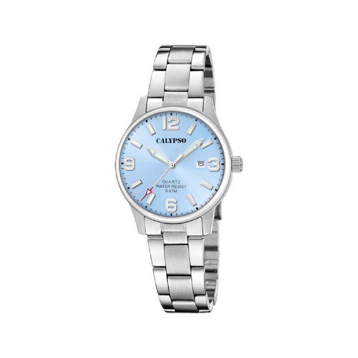 Reloj Calypso Acero Mujer Esfera Azul