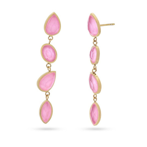 Pendientes gota rosa ANARTXY