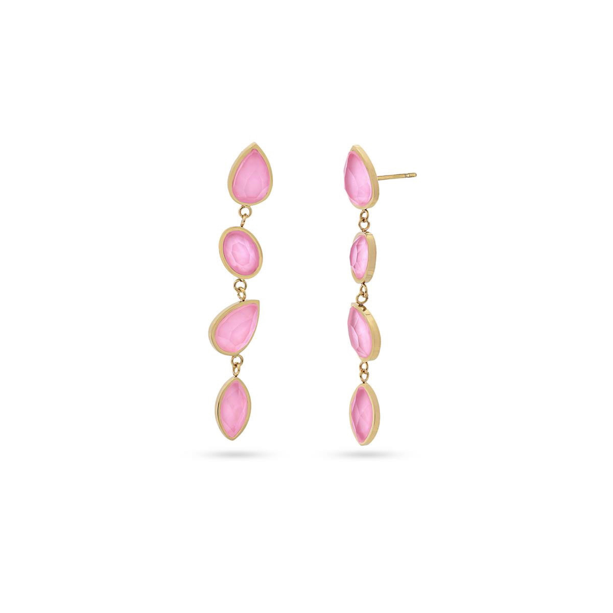 Pendientes gota rosa ANARTXY