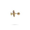 Piercing avioneta dorado ANARTXY