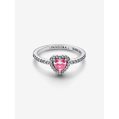 Anillo Corazón Rosa Elevado PANDORA - 198421C03