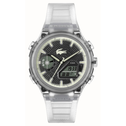 Reloj multifuncion transparente LACOSTE