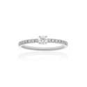 Anillo Oro Blanco y diamantes MARINA GARCIA