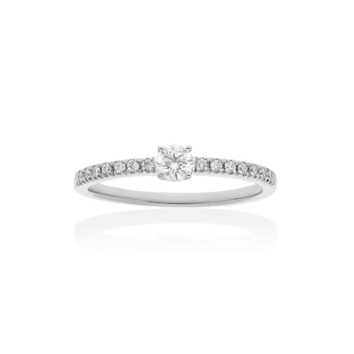 Anillo Oro Blanco y diamantes MARINA GARCIA