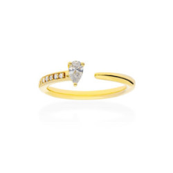 Anillo Oro amarillo y diamantes MARINA GARCIA