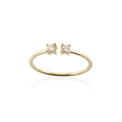 Anillo Oro Blanco y diamantes MARINA GARCIA