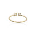 Anillo Oro Blanco y diamantes MARINA GARCIA