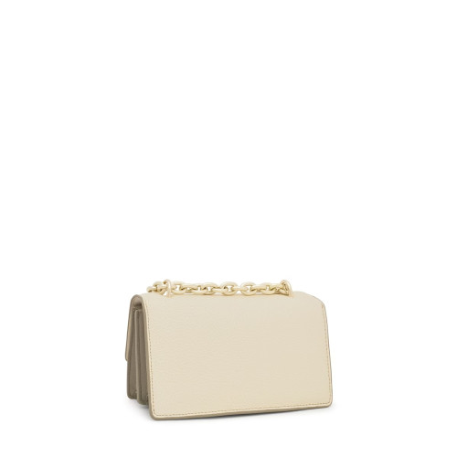Bandolera pequeña de piel beige Audree Leather TOUS