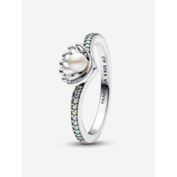 Anillo Perla Cultivada de Agua Dulce Tratada Concha Princesa Ariel de DisneyPANDORA - 193654C01