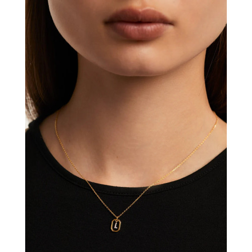 PdPaola Collar Mini Letra L