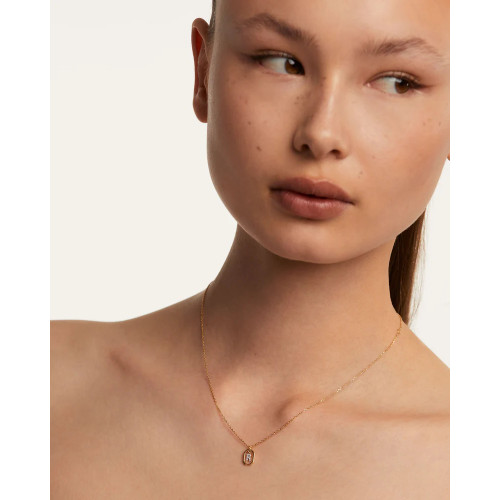 PdPaola Collar Mini Letra R Gold