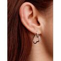 Pendientes de Aro Silueta de Mickey Mouse de DisneyPANDORA