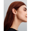 Pendientes de Aro Silueta de Mickey Mouse de DisneyPANDORA