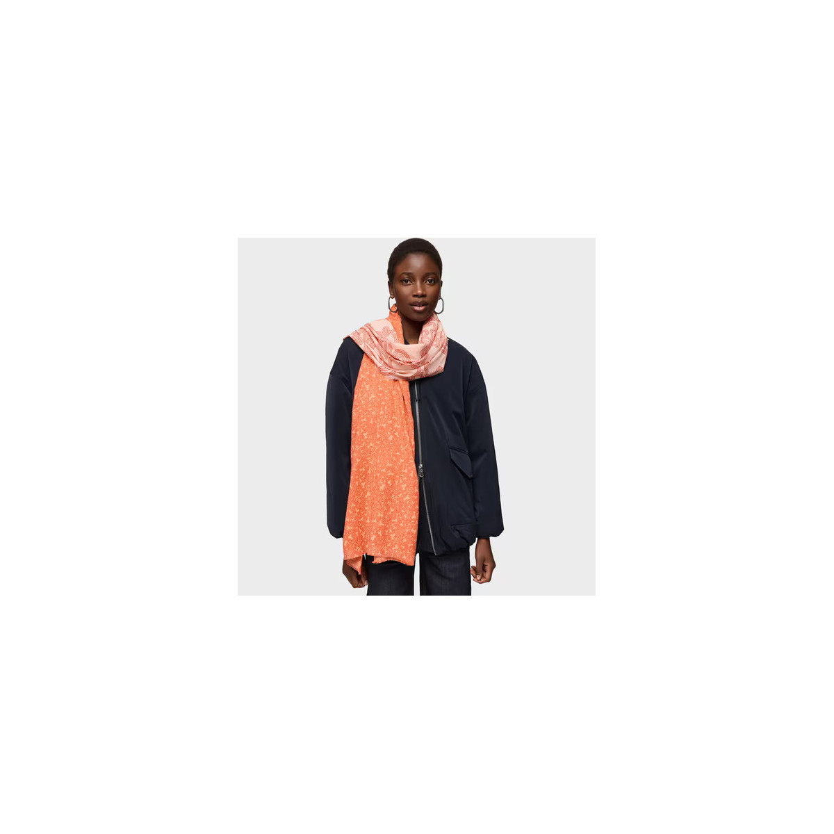 Foulard naranja Kaos Mini Lines TOUS