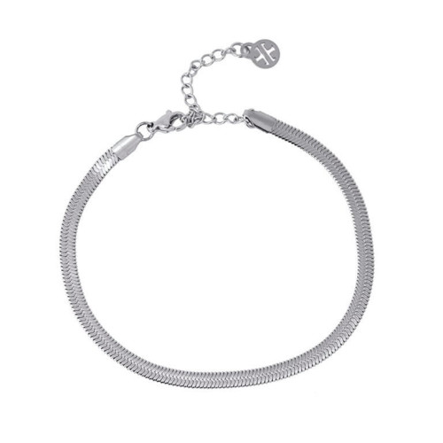 Tobillera Snake Acero ANARTXY