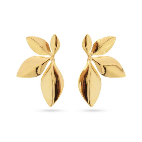 Pendiente Leaf dorado ANARTXY