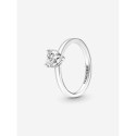 Pandora Anillo Solitario Corazón Brillante - 191165C01