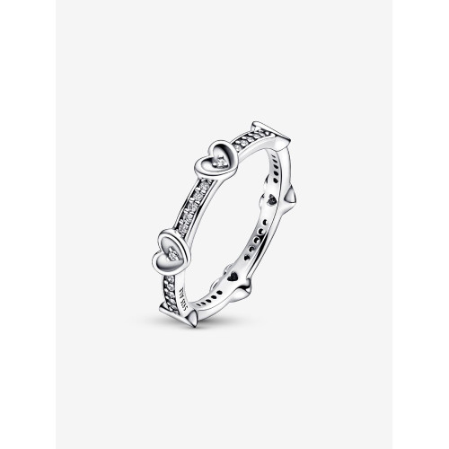 Pandora Anillo Corazones Radiantes Brillantes - 192496C01