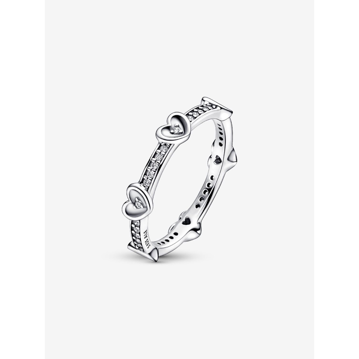 Pandora Anillo Corazones Radiantes Brillantes - 192496C01
