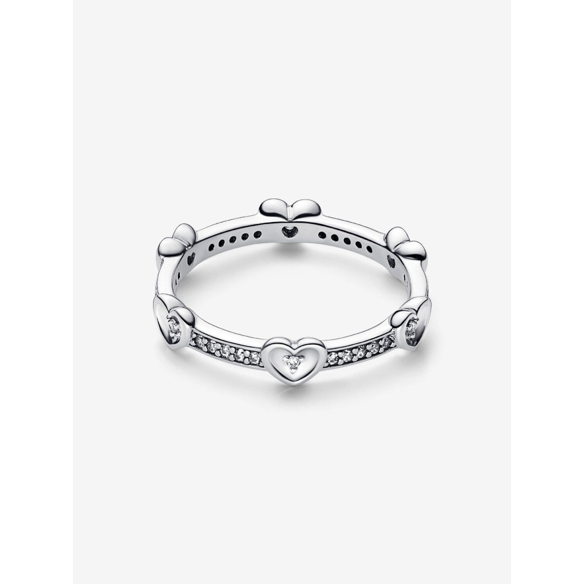 Pandora Anillo Corazones Radiantes Brillantes - 192496C01