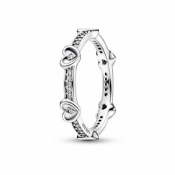 Pandora Anillo Corazones Radiantes Brillantes - 192496C01