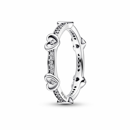 Pandora Anillo Corazones Radiantes Brillantes - 192496C01