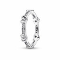 Pandora Anillo Corazones Radiantes Brillantes - 192496C01