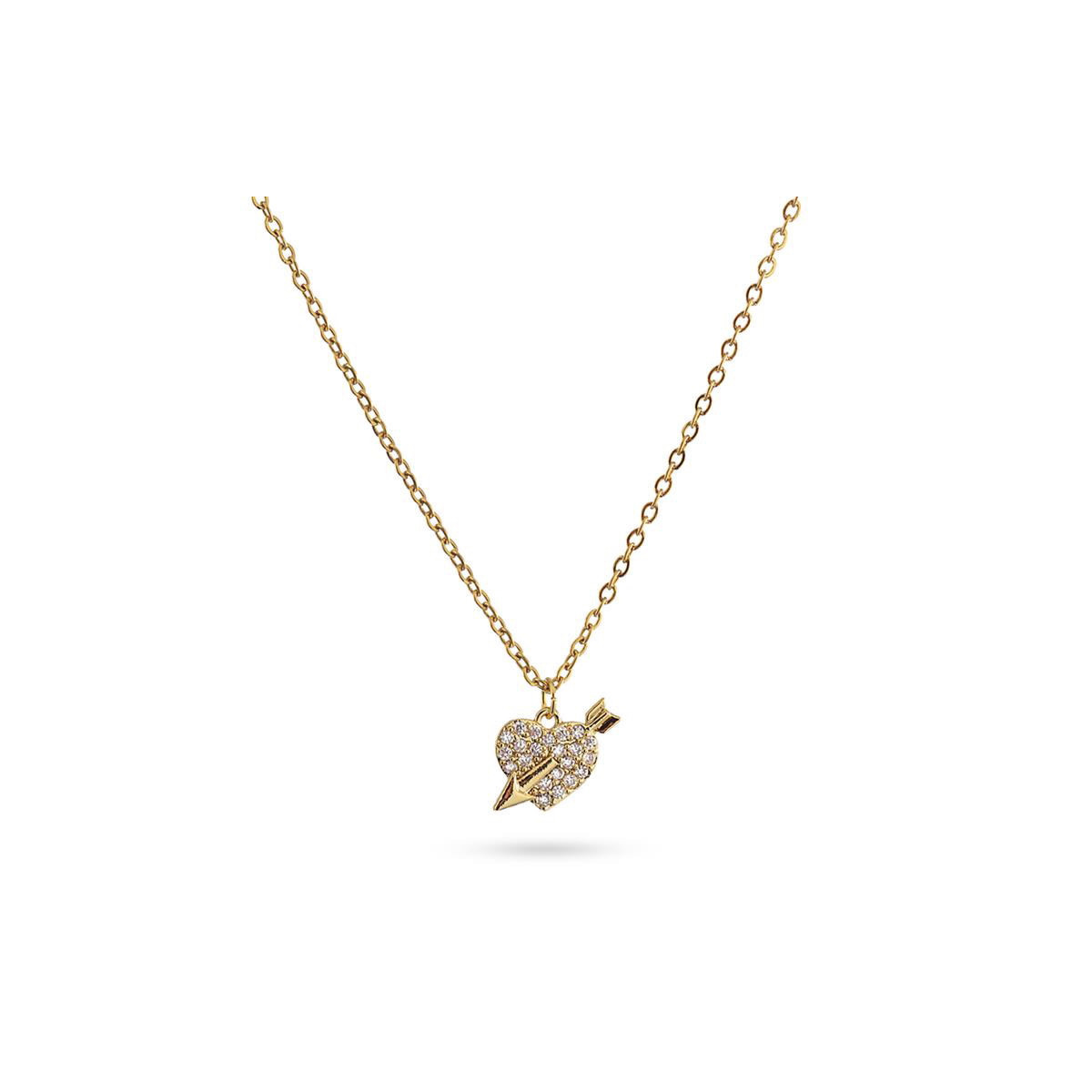 Collar corazon dorado ANARTXY