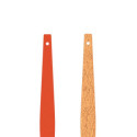 Inserción de cuero 12mm - Pulseras acampanadas, Mango / Cobre LES GEORGETTES
