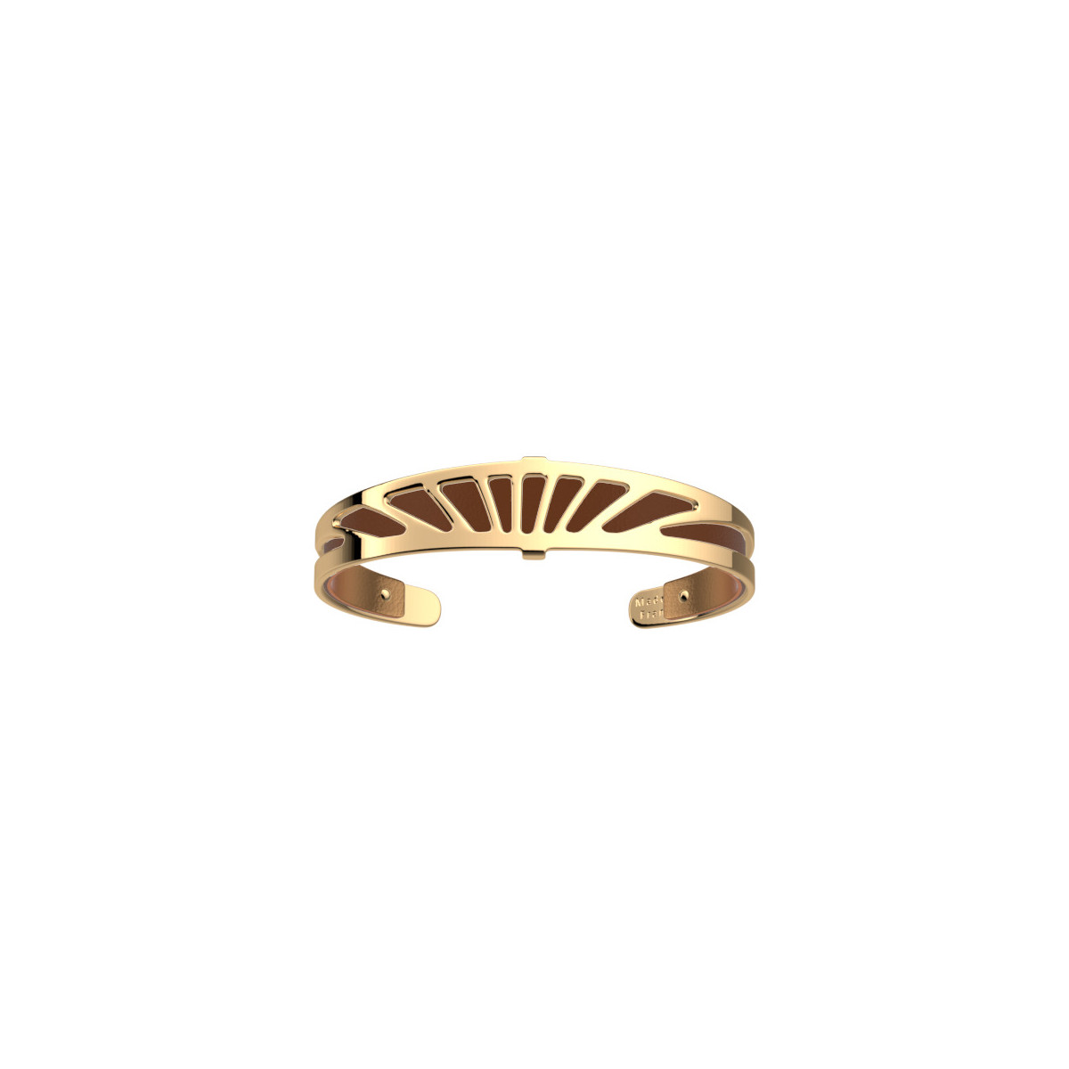 Inserción de cuero 12mm - Pulseras acampanadas, Mango / Cobre LES GEORGETTES
