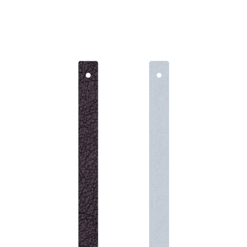 Inserción de cuero - Pulseras, Morado / Azul Cristal