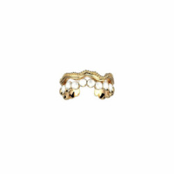 Anillo de moda, acabado dorado. LES GEORGETTES