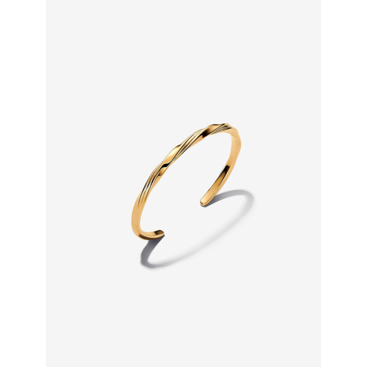 OPEN BANGLE PANDORA DORADA