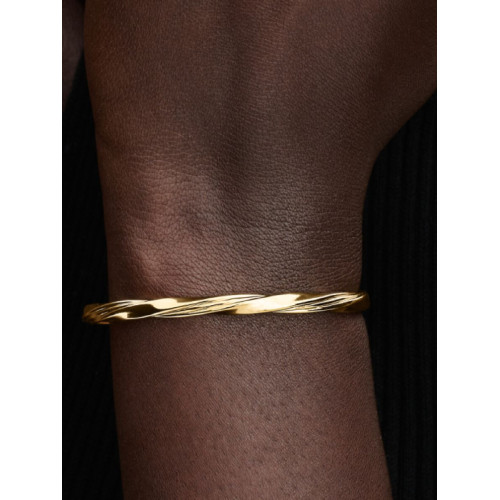 OPEN BANGLE PANDORA DORADA