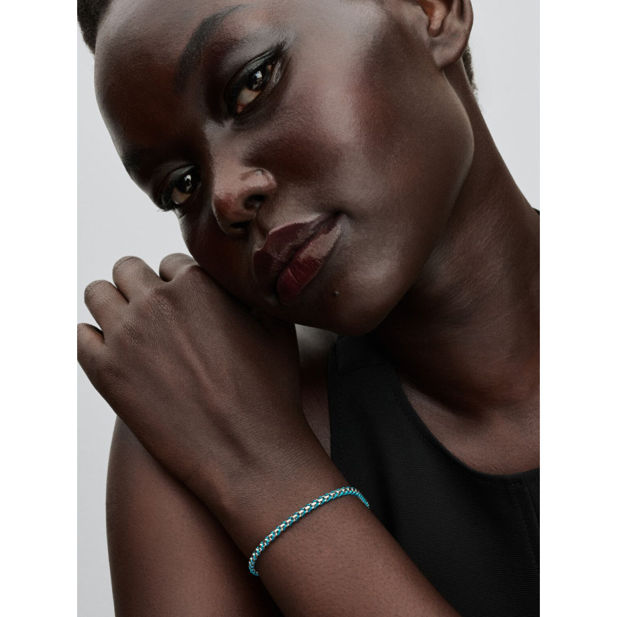 PULSERA MOMENTS HILO AZUL PANDORA - 593816C01