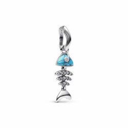 Charm Colgante Espina Pez Color Turquesa PANDORA